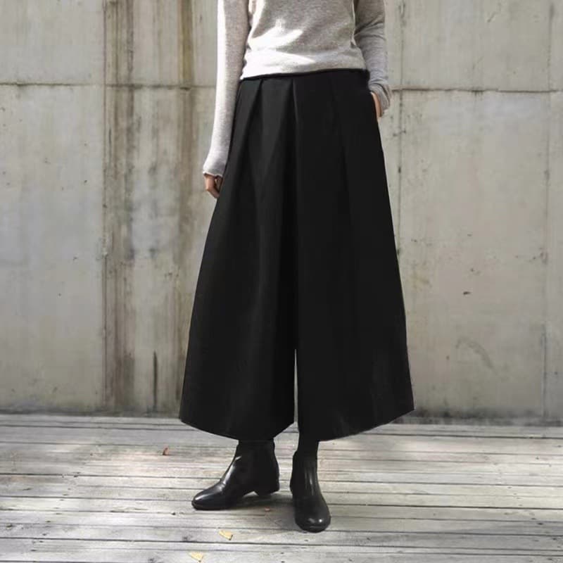 レディースワイドパンツ レディース ゆったりガウチョパンツ 和風ワイドパンツ