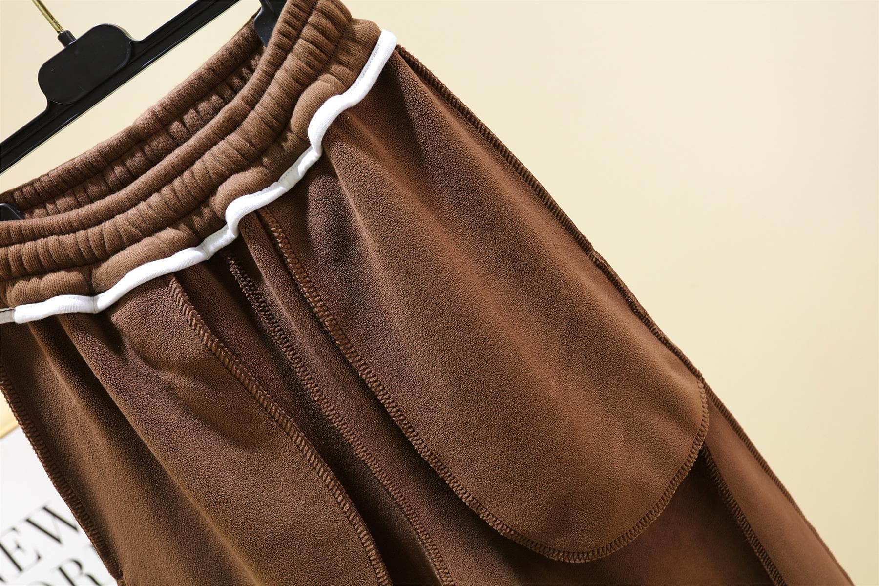 レディースワイドパンツ あったか心地よい裏起毛リラックスパンツ