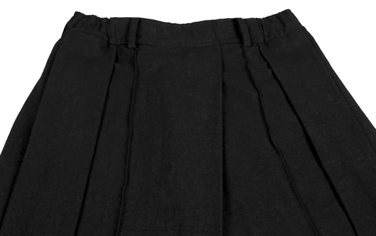 レディースワイドパンツ レディース プリーツ入りゆったりパンツ