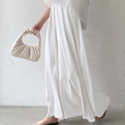 レディースワイドパンツ 夏スカーチョ ワイドパンツ フレア美脚ボトムス