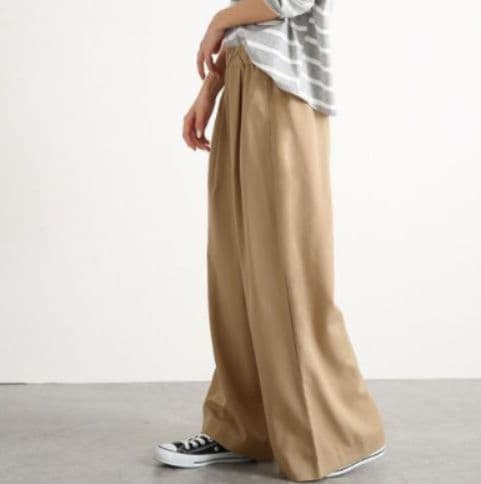 レディースワイドパンツ ハイウエストワイドパンツ レディース通勤カジュアル
