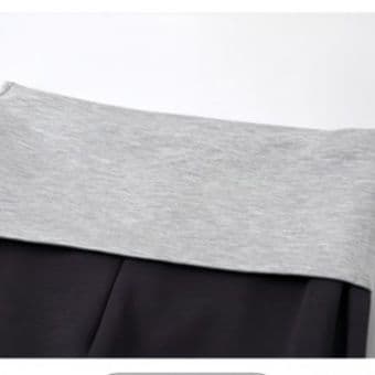 レディースワイドパンツ 美脚見せフレアシルエットレディースワイドパンツ