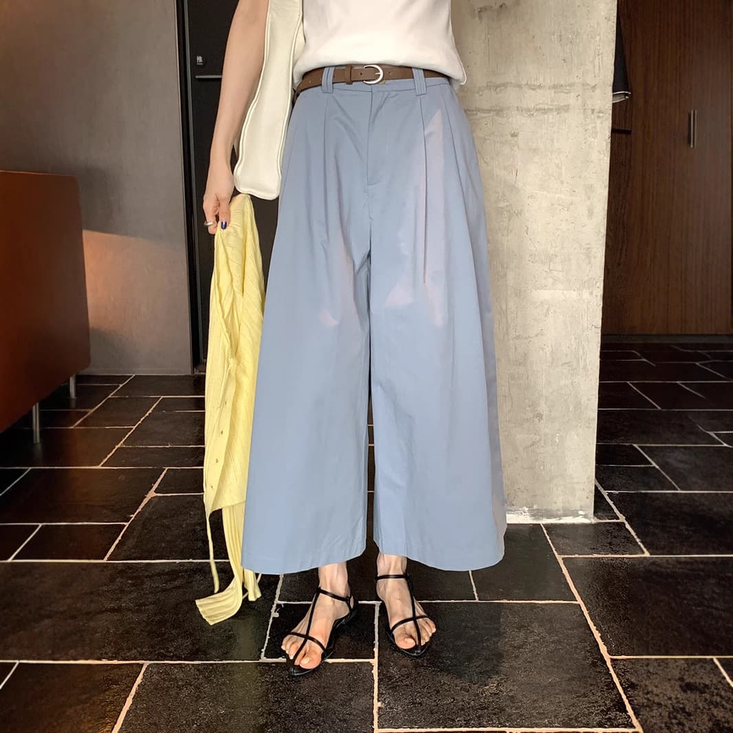 レディースワイドパンツ きれいめ美脚フレアチノワイドパンツ