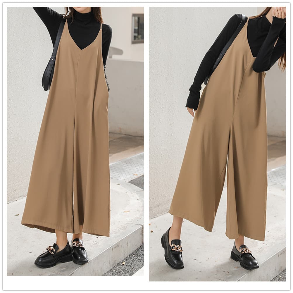 レディースワイドパンツ 大人女子向けワイドパンツ型着回し抜群万能服