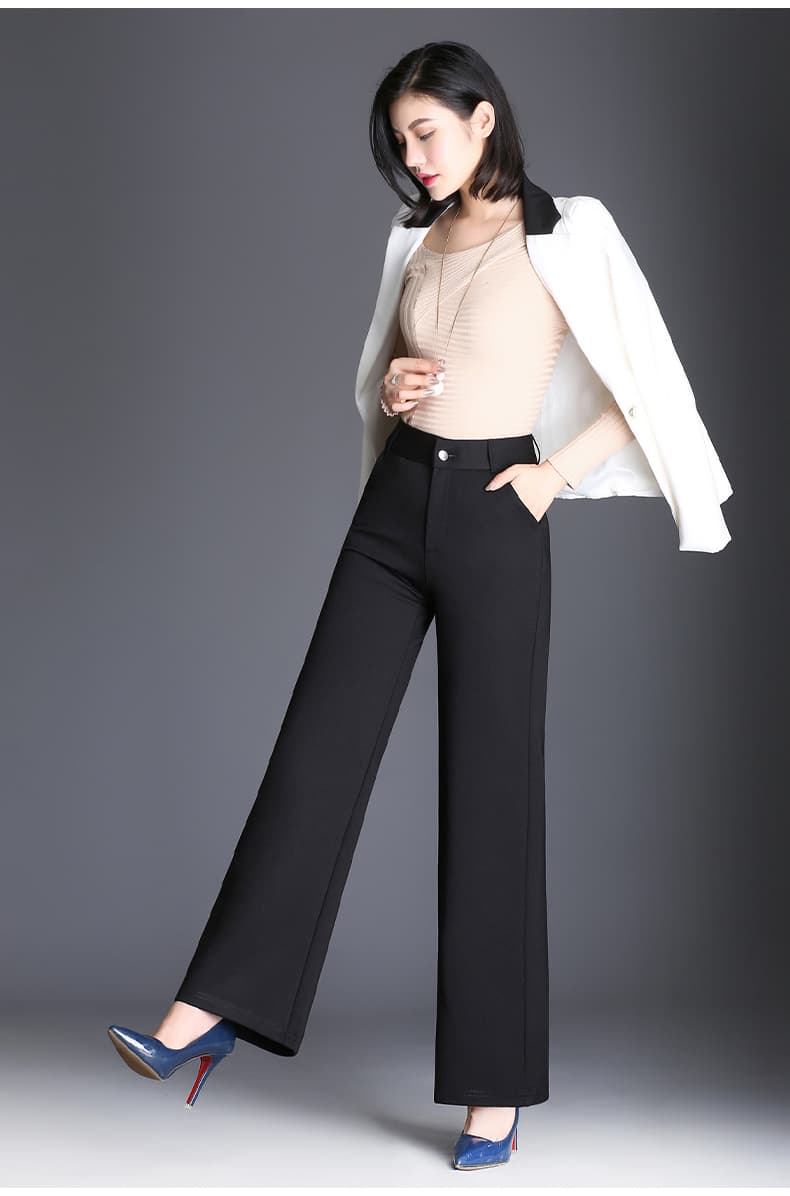 レディースワイドパンツ 優雅なドレープ美シルエットパンツ
