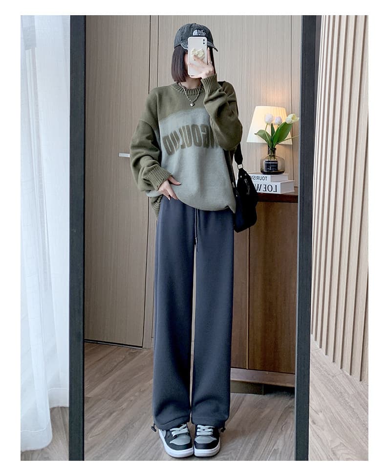 レディースワイドパンツ ゆったりあったかワイドパンツ リラックス
