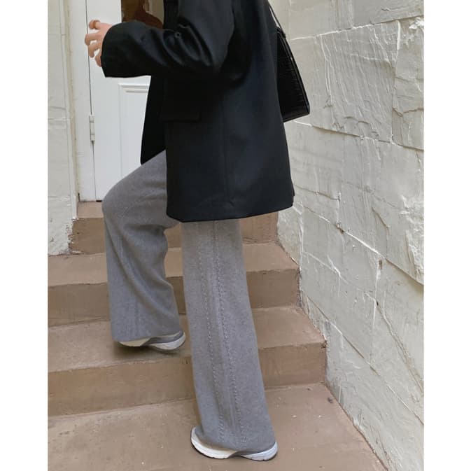 レディースワイドパンツ 秋冬新作 スウェット ワイドパンツ ゆったりリラックス足長効果