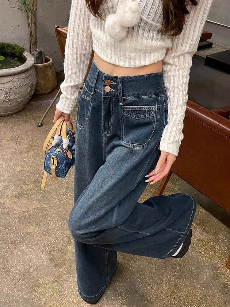 レディースワイドパンツ ハイウエストドレープロングパンツ