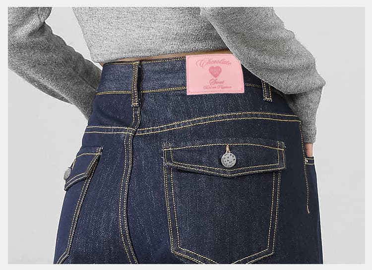 レディースワイドパンツ レディースワイドパンツ すっきり美脚ワイドデニムパンツ