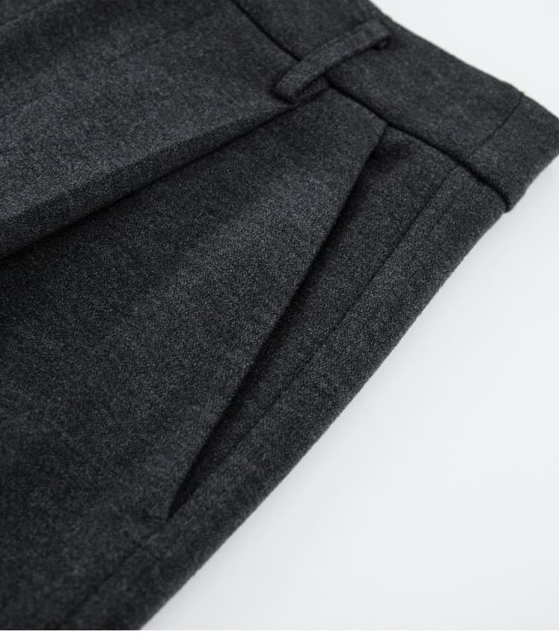 レディースワイドパンツ ゆったりタック入りロングワイドパンツ