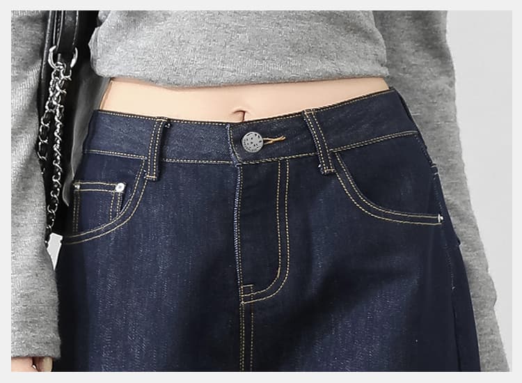 レディースワイドパンツ レディースワイドパンツ すっきり美脚ワイドデニムパンツ