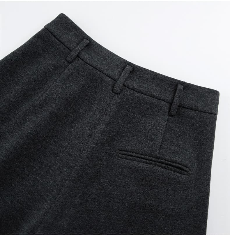 レディースワイドパンツ ゆったりタック入りロングワイドパンツ