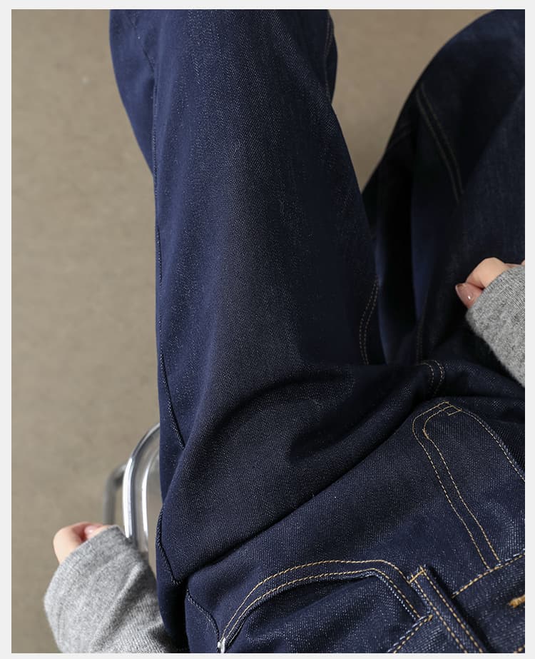 レディースワイドパンツ レディースワイドパンツ すっきり美脚ワイドデニムパンツ
