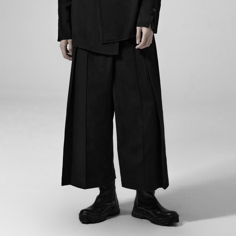 レディースワイドパンツ レディース プリーツ入りゆったりパンツ