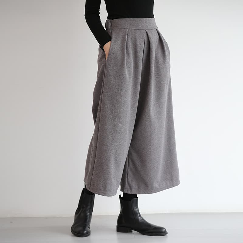 レディースワイドパンツ レディース ゆったりガウチョパンツ 和風ワイドパンツ