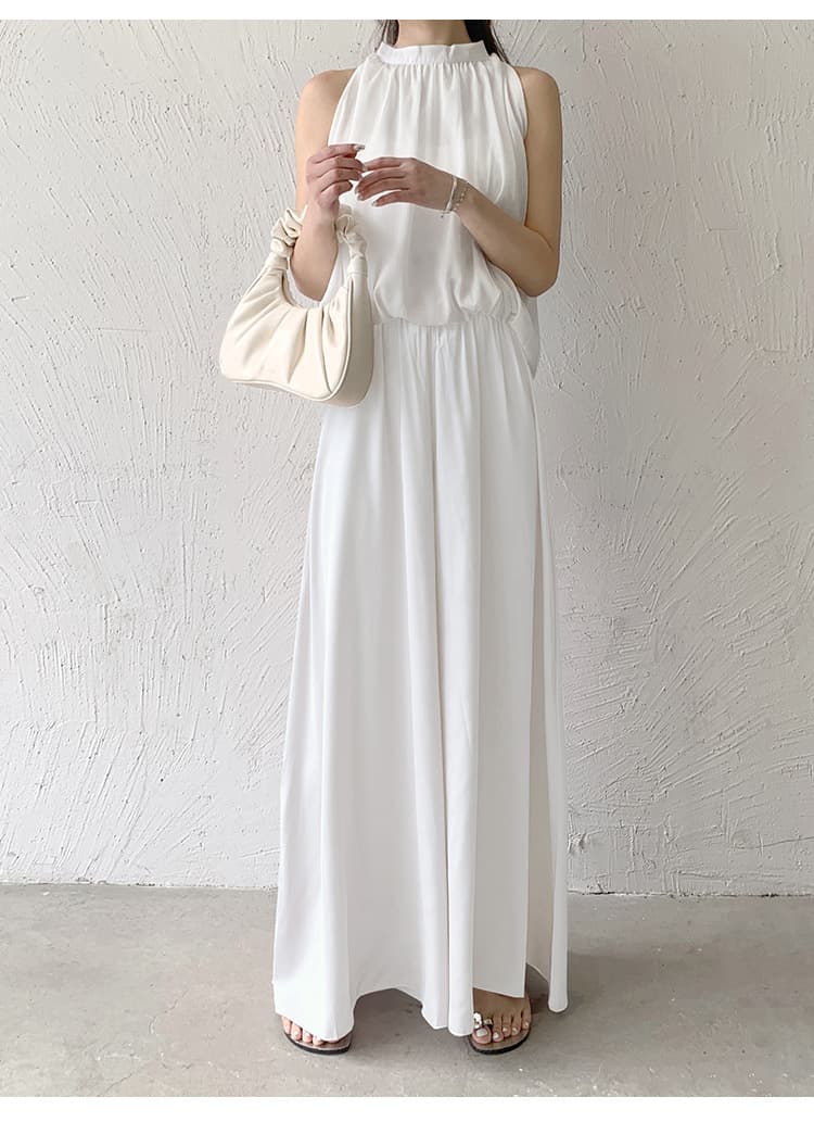 レディースワイドパンツ 接触冷感フレアパンツ ウエストゴムワイドパンツ