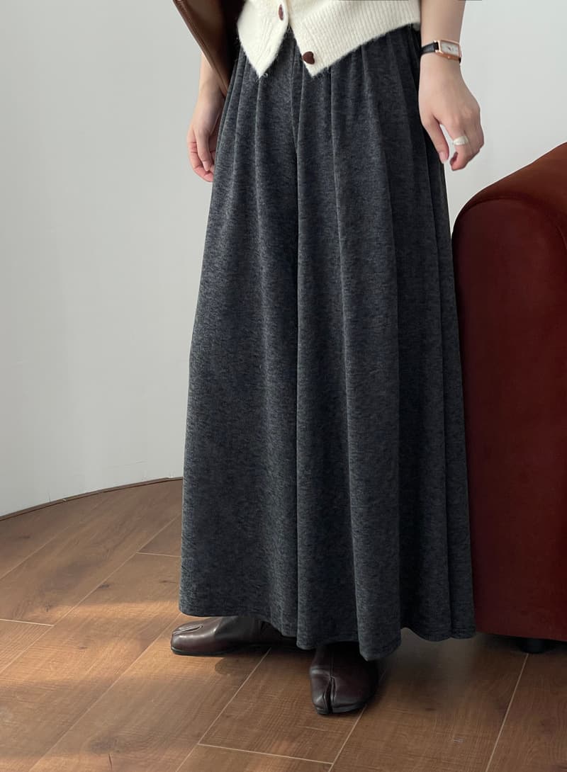 レディースワイドパンツ ゆったりシルエット タックワイドパンツ