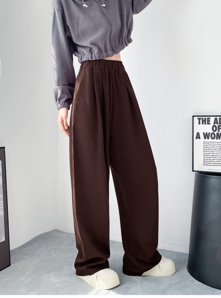 レディースワイドパンツ ドレープ感たっぷり リラックスワイドパンツ