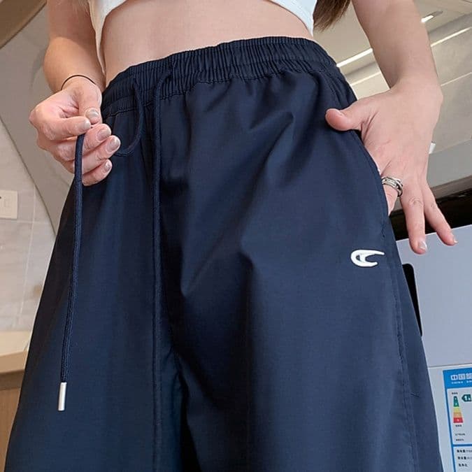 レディースワイドパンツ すっきり履ける楽ちんワイドチノパンツ