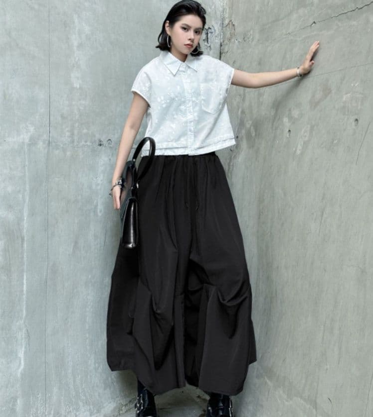 レディースワイドパンツ 2026新作 ハイウエスト美脚見せワイドパンツ ゆったり大人カジュアル