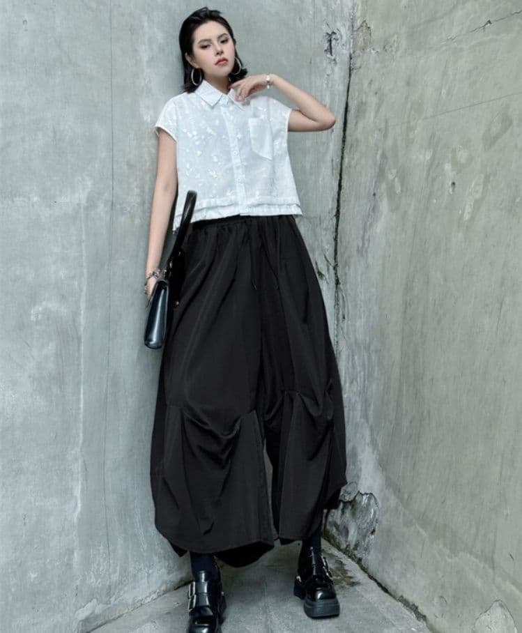 レディースワイドパンツ 2026新作 ハイウエスト美脚見せワイドパンツ ゆったり大人カジュアル