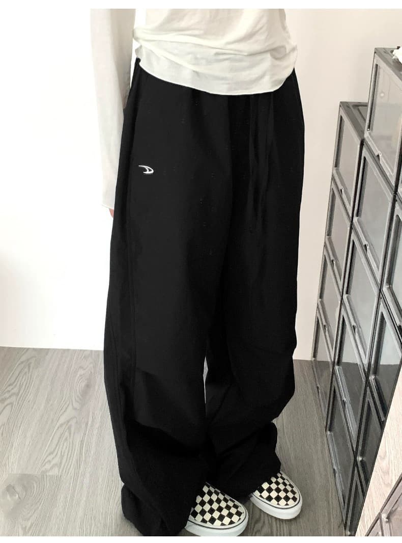 レディースワイドパンツ すっきり履ける楽ちんワイドチノパンツ