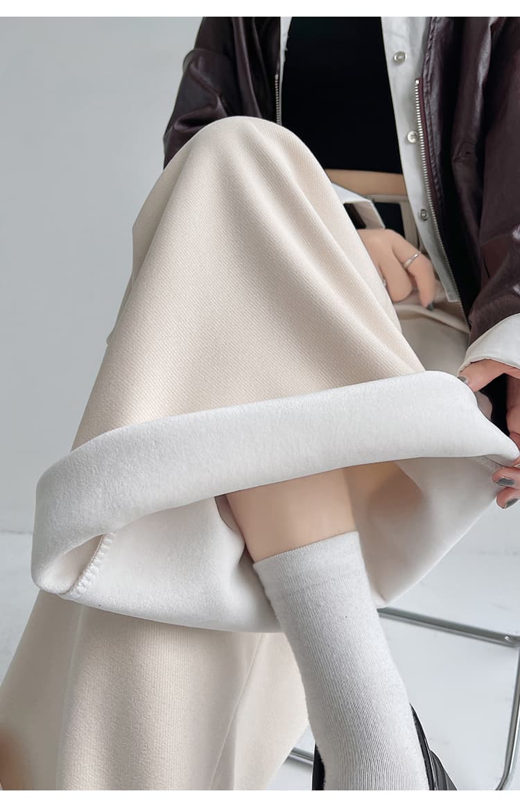 レディースワイドパンツ ドレープ美シルエットロングパンツ