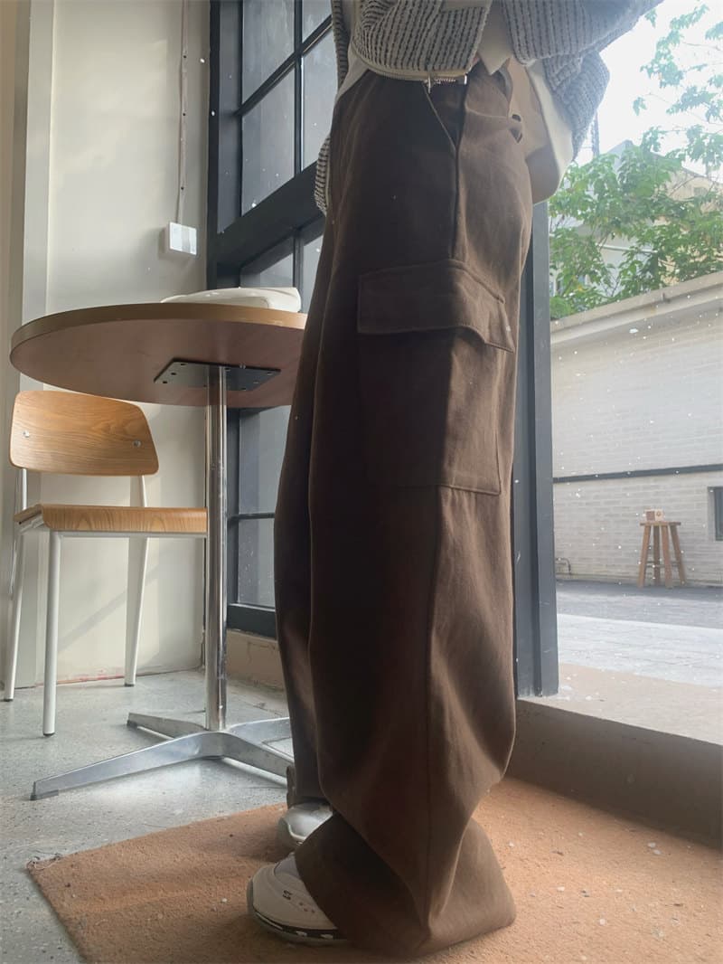 レディースワイドパンツ 新作カジュアル厚手チノパンツ韓国風ワイドシルエット