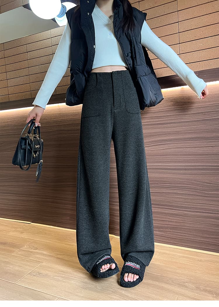 レディースワイドパンツ ルームウェアにも使える楽ちんワイドパンツ