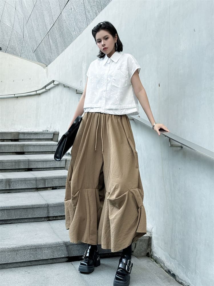 レディースワイドパンツ 2026新作 ハイウエスト美脚見せワイドパンツ ゆったり大人カジュアル