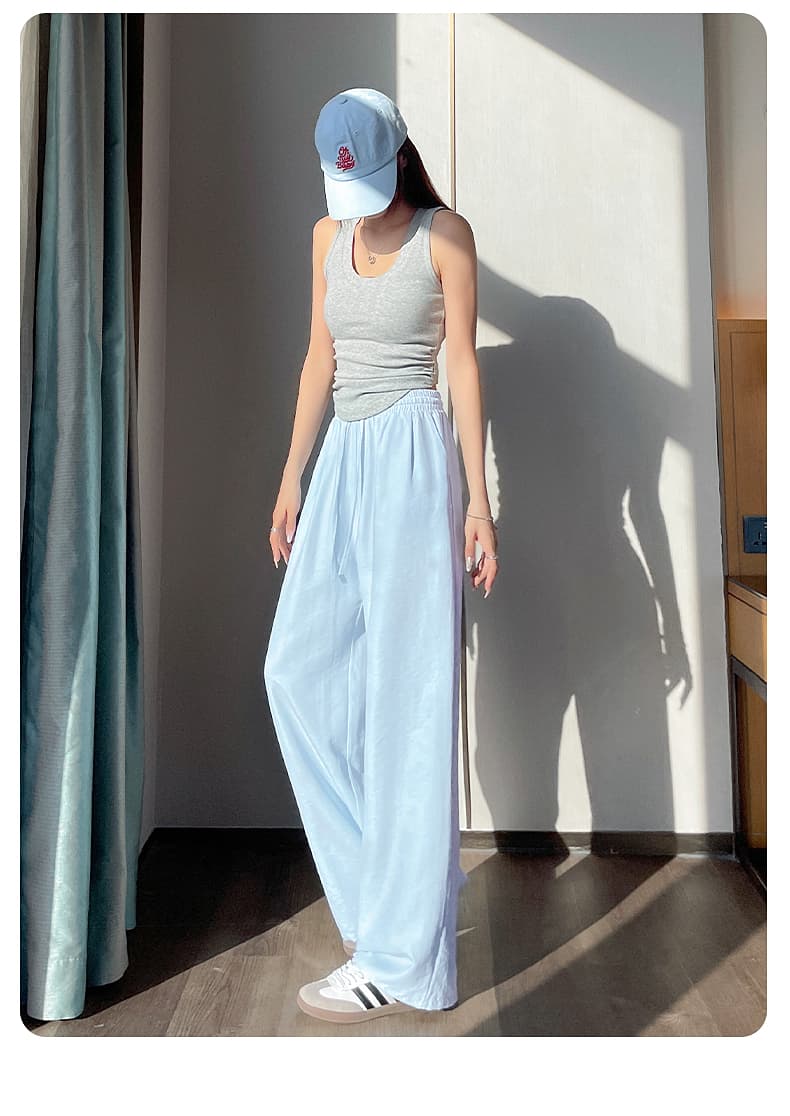 レディースワイドパンツ リラックスシルエットワイドパンツ